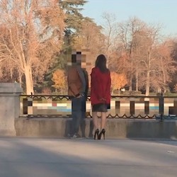 Giving head at the park. Noa loves cocks.